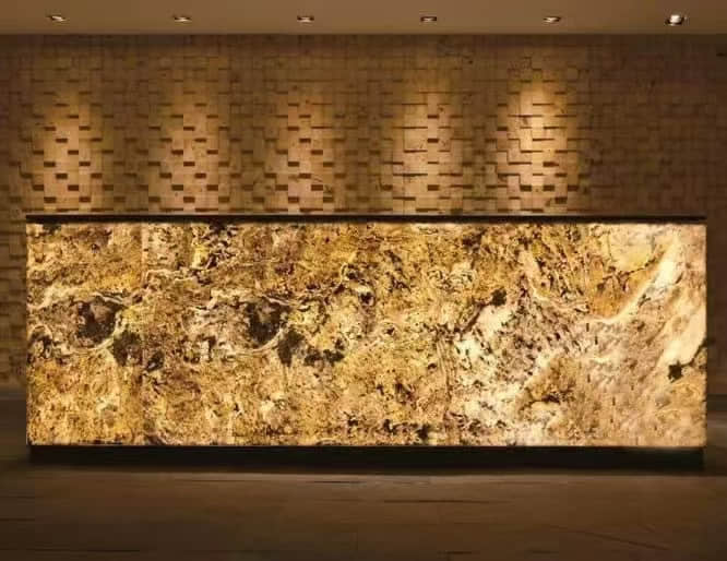 Flexible real thin stone translucent veneer